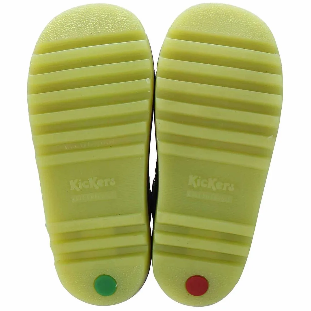 Kickers Hi Bolt Classic Kids Navy Boots Urban Boots