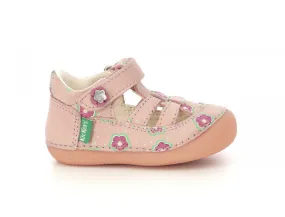 Jelly Fisherman Sandals Kickers - Kid's Sushy Flower Pink Sandals
