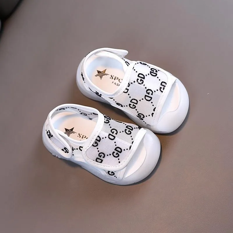 kids denim jacket wholesale Toddler Boy Geometric Print Velcro Strap Sandals Wholesale Sandals Grande Antigua Resort & Spa