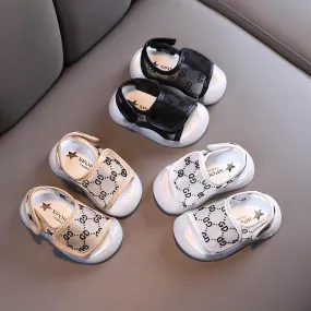 Sandals Negril Beach Resort And Spa Negril Jamaica kids denim jacket wholesale Toddler Boy Geometric Print Velcro Strap Sandals Wholesale