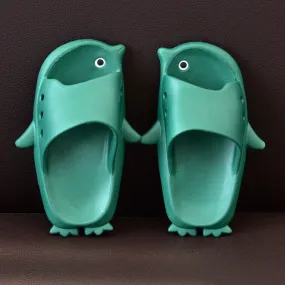 Kids Indoor Flip-Flops  Penguin Style Animal Prints Solid Children Slipper Where To Buy Slippers