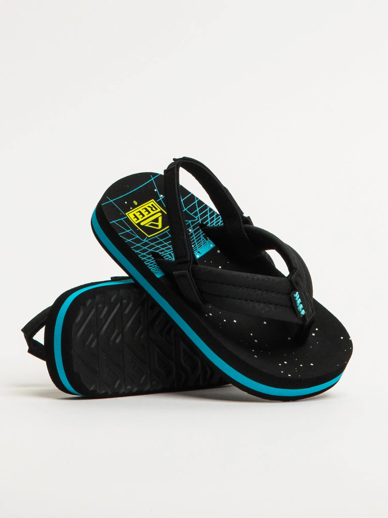Top Rated Sandals KIDS REEF LIL AHI-SHARKADE SLIDES