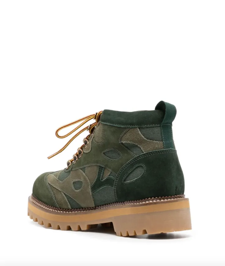 Mens Boots Leather KidSuper Swirls Boots