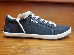 mountain trails dark shades Taos Star Charcoal wash canvas