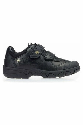 Start Rite Tarantula black leather Slip On Elastic Band
