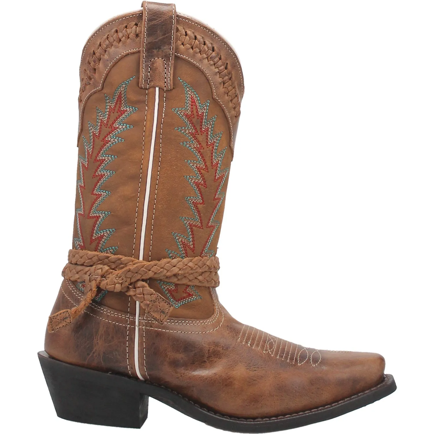 Boots Austin Laredo Womens Knot In Time Cowboy Boots Leather Tan 9.5 M