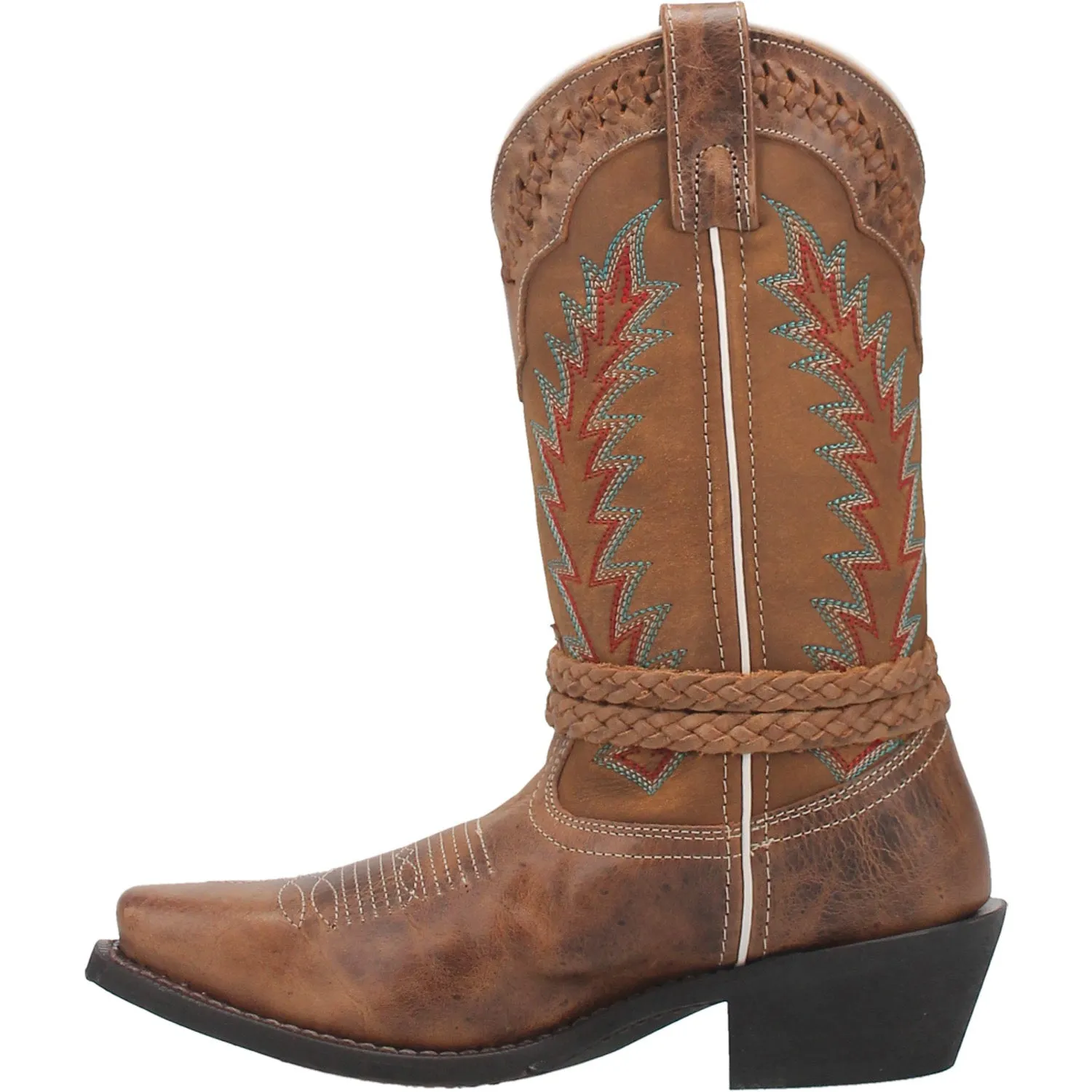Laredo Womens Knot In Time Cowboy Boots Leather Tan Target Rain Boots