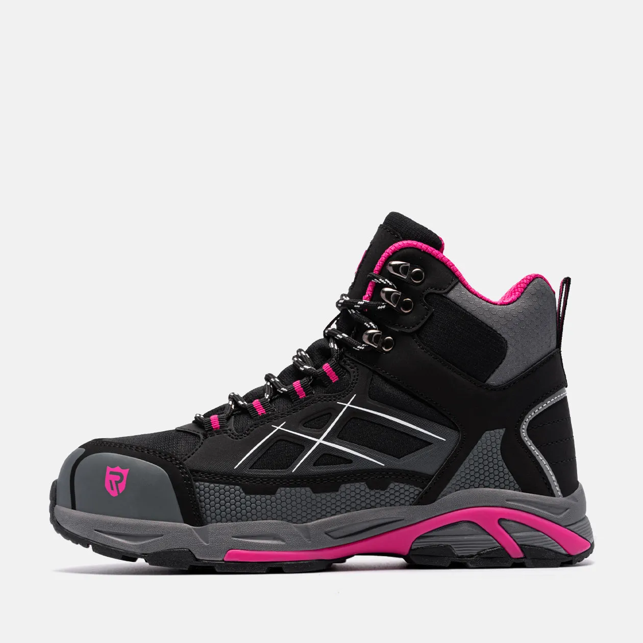 Red Wing Work Boots Larnmern Steel Toe Safety Work Boots Lightweight Slip Resistant Work shoes For Women,#170202