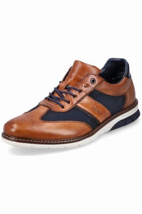 Easy Wear Foot Hug Rieker Mens Shoes 14410 24 brown combi