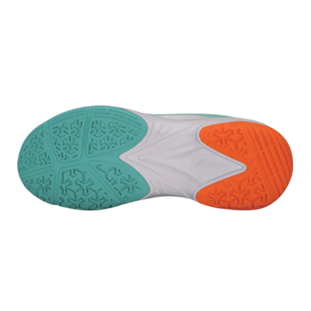 Nike Hard Court Tennis Shoes Li Ning Almighty V Badminton Shoe Kids' [White] AYTT010