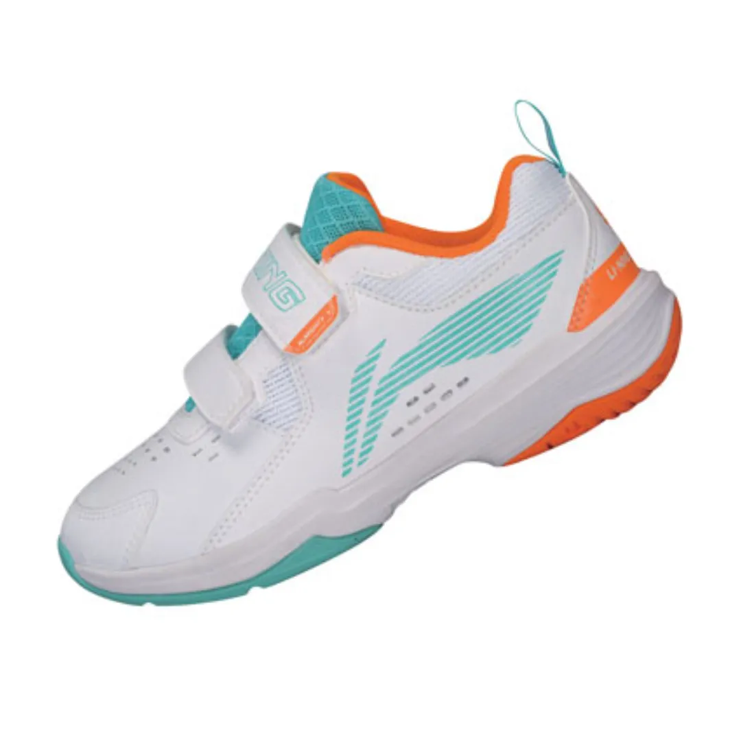 Artengo Tennis Shoes Li Ning Almighty V Badminton Shoe Kids' [White] AYTT010