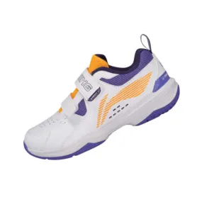 Li Ning Almighty V Badminton Shoe Kids' [White] AYTT010 Toddler Tennis Shoes Size 10