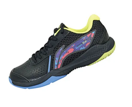 Li Ning Badminton Shoe Kids' [Black] AYTT014-4 Barbie Tennis Shoes
