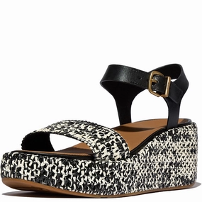Knitted Soft Fitflop Platfforms Wedge Sandal
