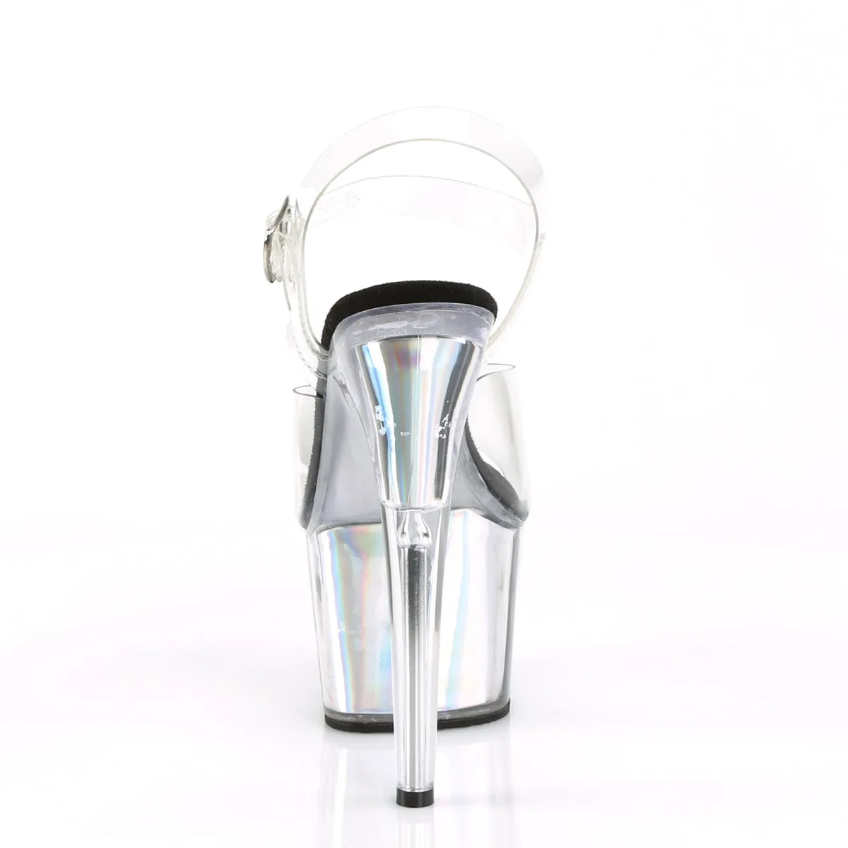 ADORE-708HGI Pleaser Clear/Silver Hologram Inserts Sexy Platform Shoes (Pole Dancing Heels) Asics Shoes Gel Nimbus 15