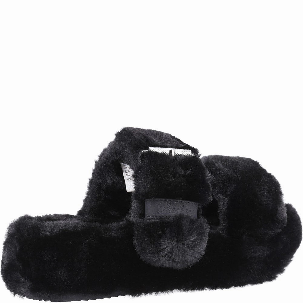 Skechers Cozy Wedge Slipper Sandal Soft Insole