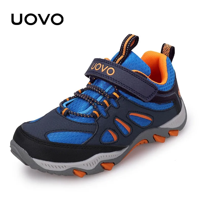 Kids Shoes Boys Fitness Sneakers Non-Slip Breathable Light Weight Hiking Outdoor Children Footwear Size 28-35 Military Boots Hiking