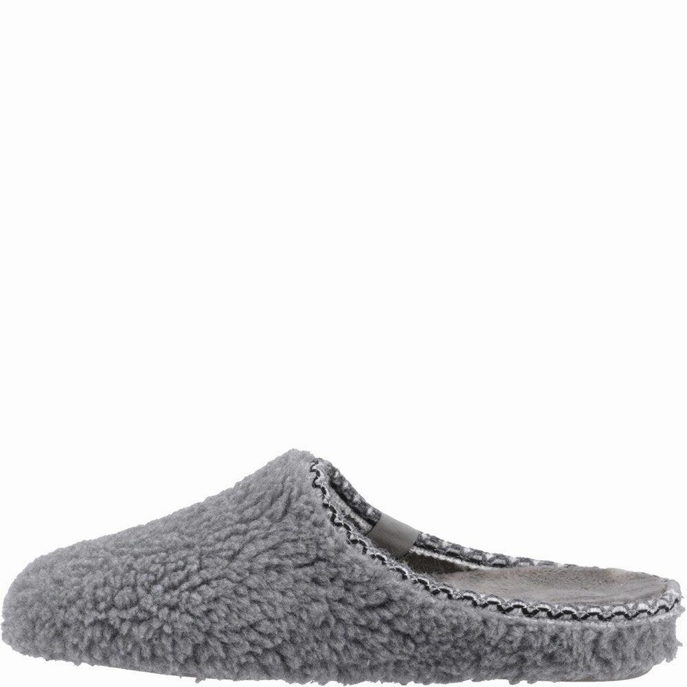 Hush Puppies Good Slipper Teddy Mule Textile Lining