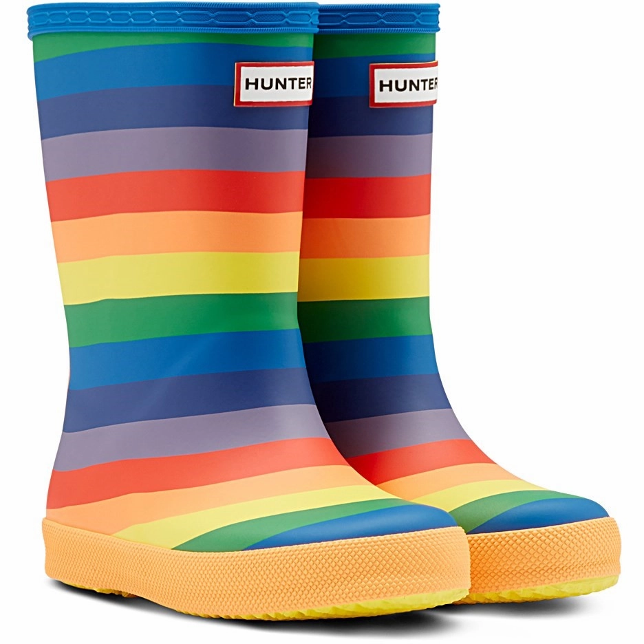 Hunter Rainbow Wellington Superior Design reinforced sole
