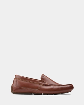 Markman Plain Dark Tan Leather Classic Look