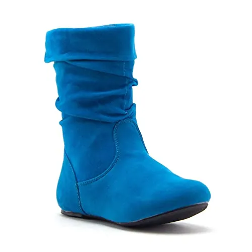 Ugg Combat Boots Little Toddler Girls' Bella Suede Zipped Knee High Pull On Riding Dress Boots, Botas por Ninas