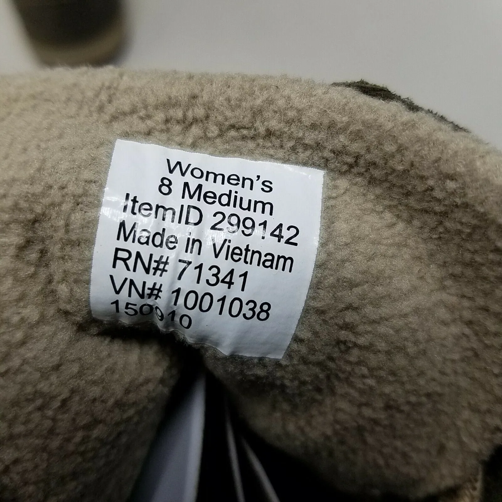 Youth Snow Boots Size 6 LL Bean Park Ridge Boots Leather Buckle Wool Snow Tall Women 8 Antique Olive