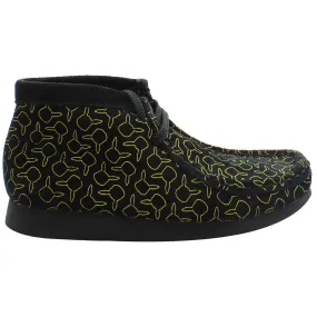 Clarks Wallabee Go Kids Black Boots Leather Sock Boots