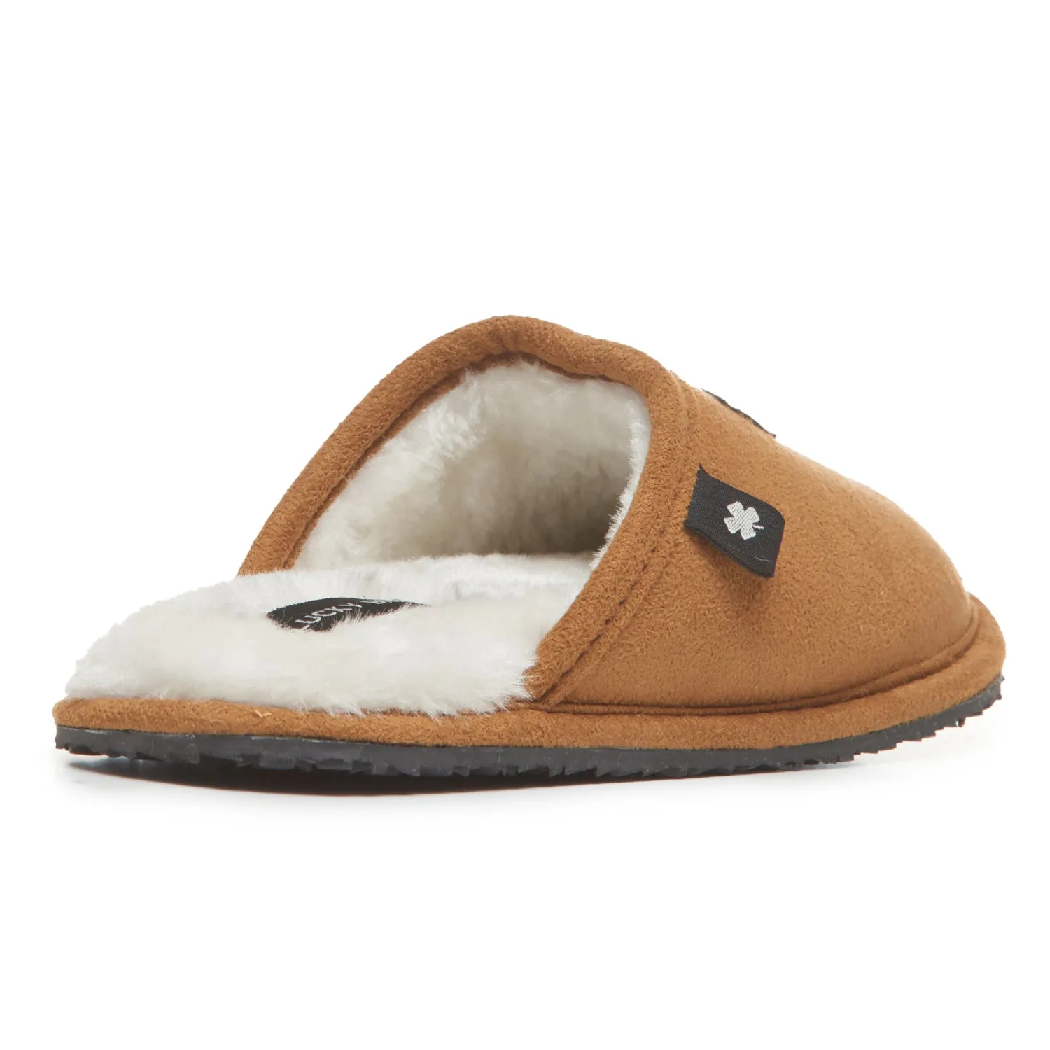Lucky Brand Boy's Micro-Suede Scuff Slippers, Kids House Shoes with Plush Lining Shoe Carnival Slides