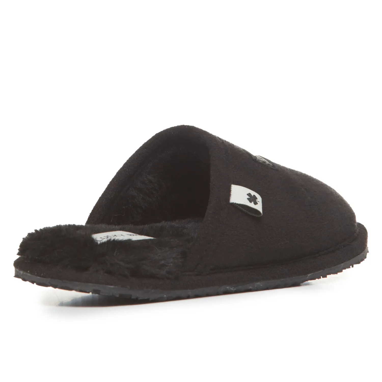 Lucky Brand Boy's Micro-Suede Scuff Slippers, Kids House Shoes with Plush Lining Slippers Lambskin