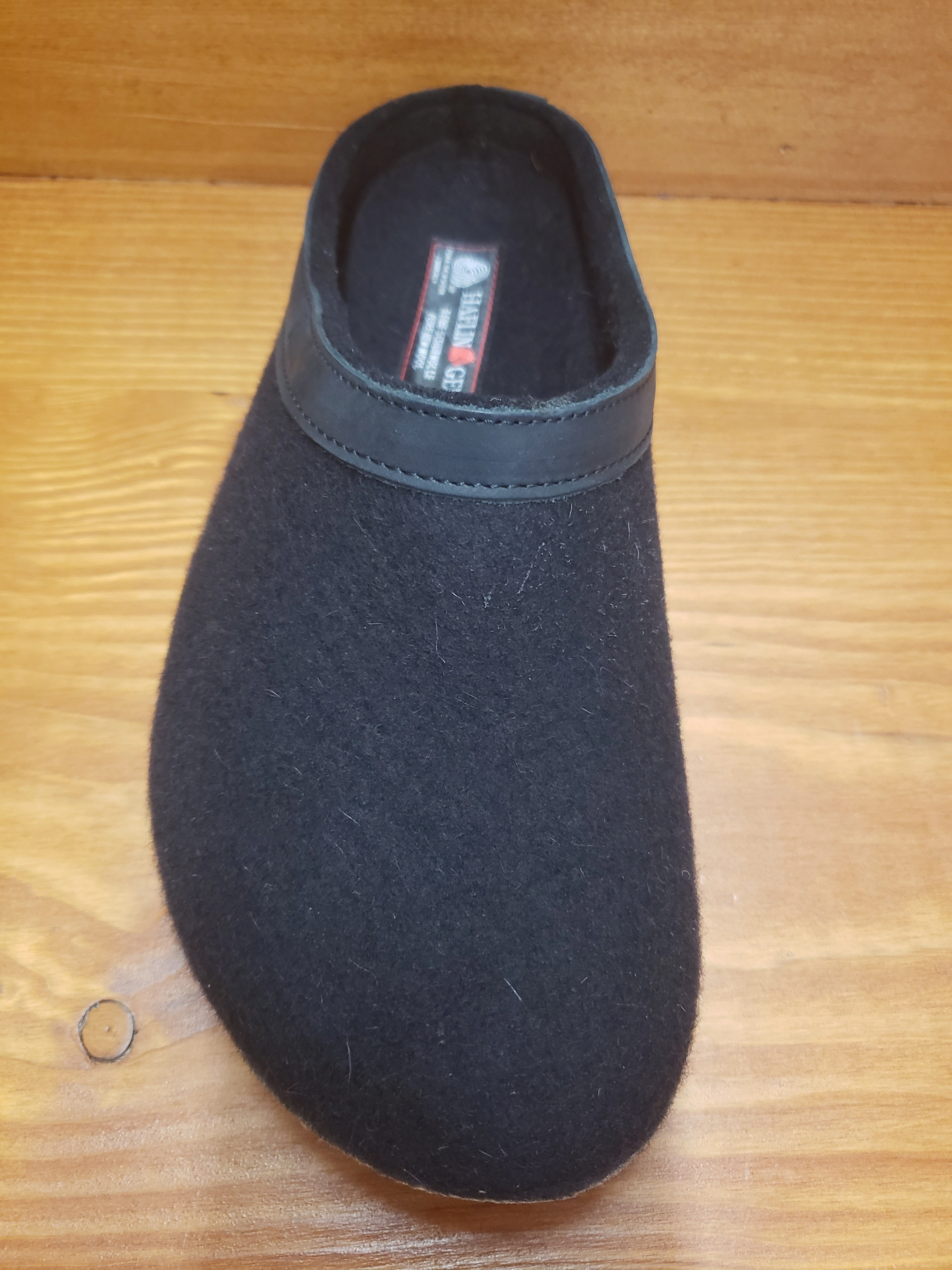 Cushioned Haflinger GZL Black 713001-3