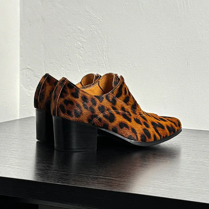 Lustrvo Business Monk Shoes Open Toe Dress Shoes