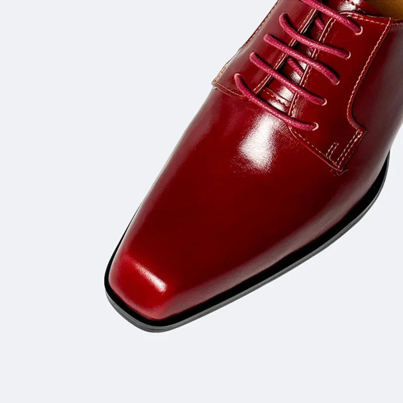 Lustrvo Classic Strap Monk Bedazzled Dress Shoes