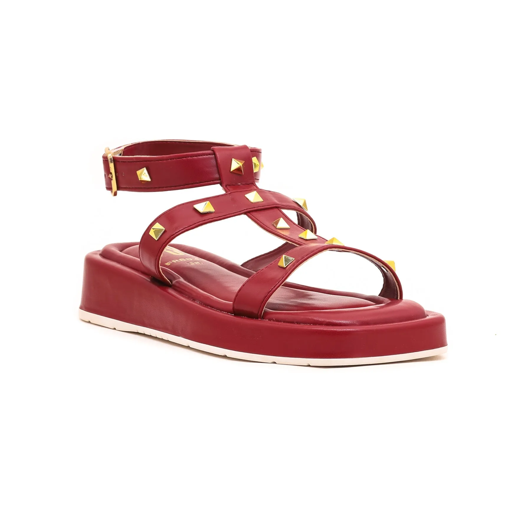 Slider Slippers Maroon Formal Slipper FR8035