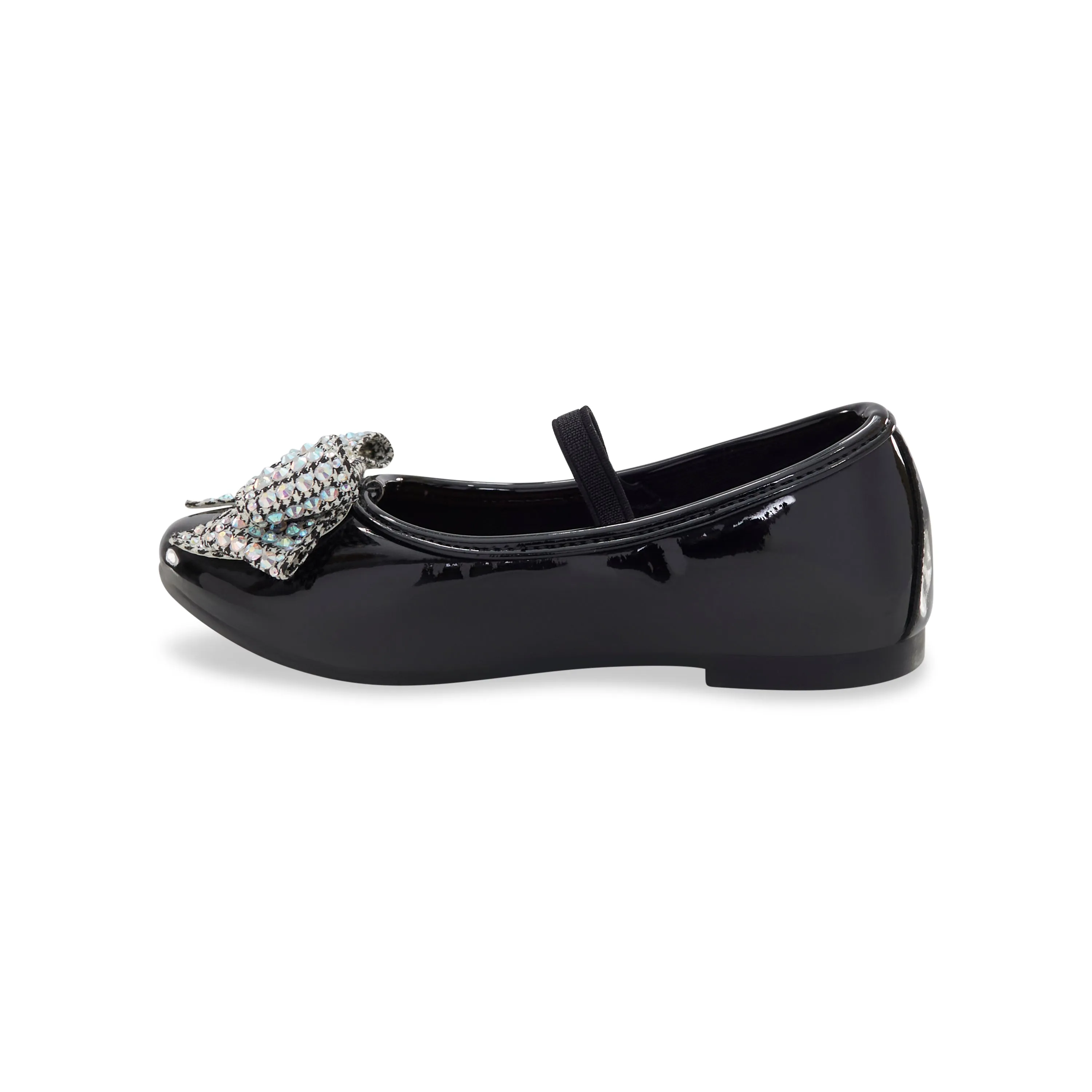 Mini Kensington Ballet Flat - Little Kid Black Patent Lion Slippers