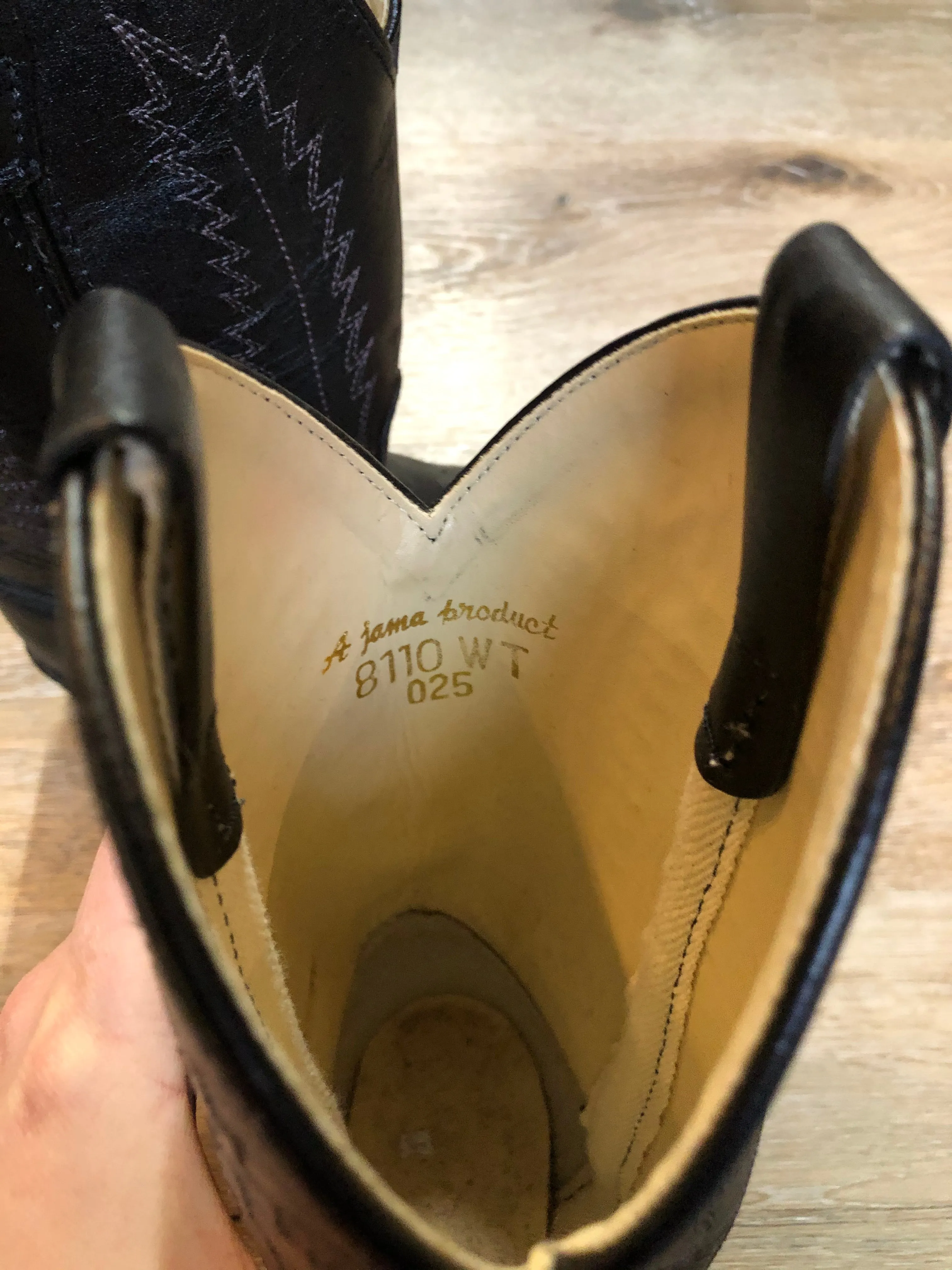 Kids Black and Red Leather Western Cowboy Boot SOLD Outfits With High Knee Boots