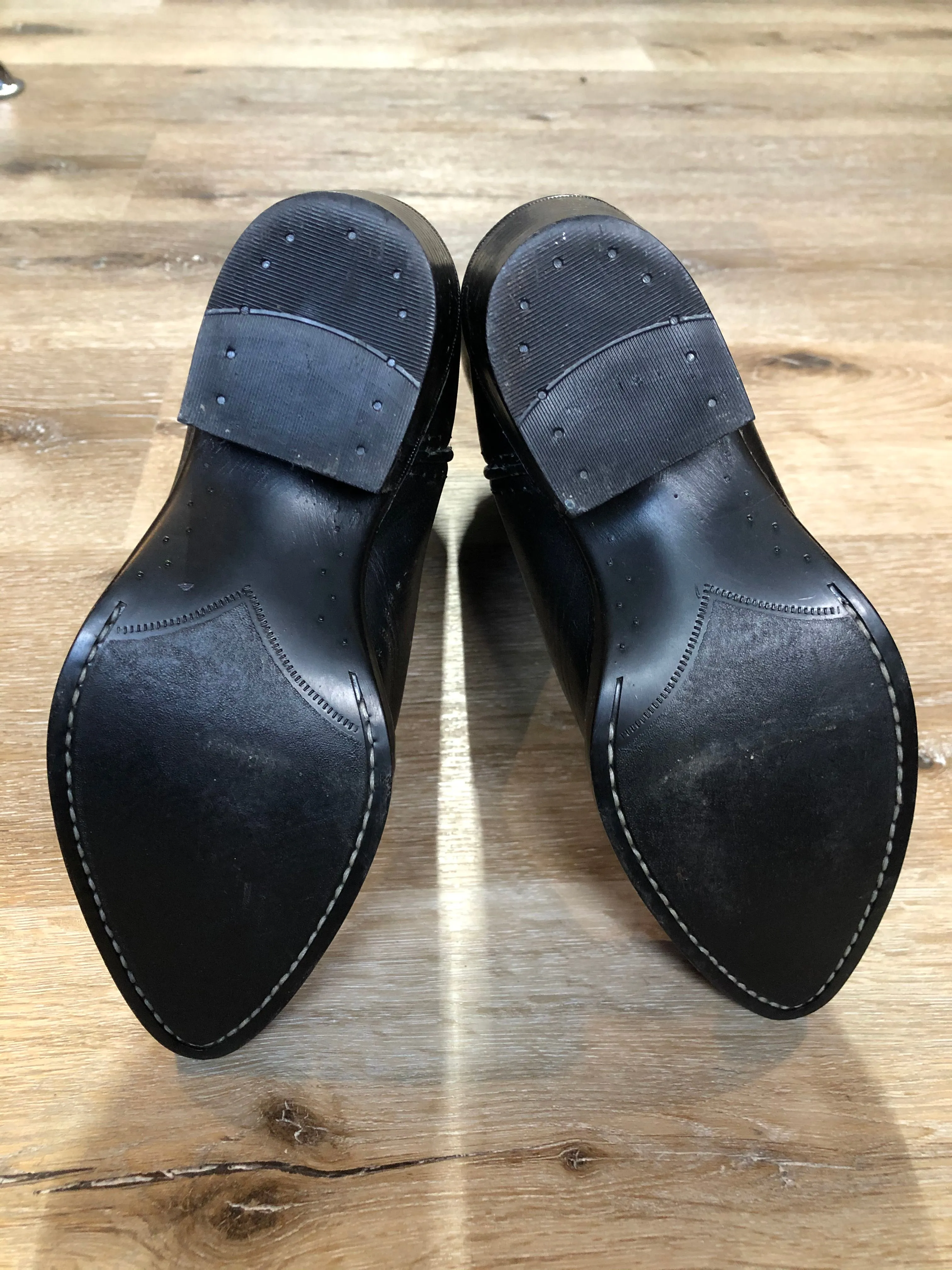 Panama Jungle Boots Kids Black and Red Leather Western Cowboy Boot SOLD