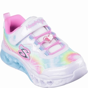 Midfoot Stability Skechers Flutter Heart Lights - Groovy Swirl Shoe