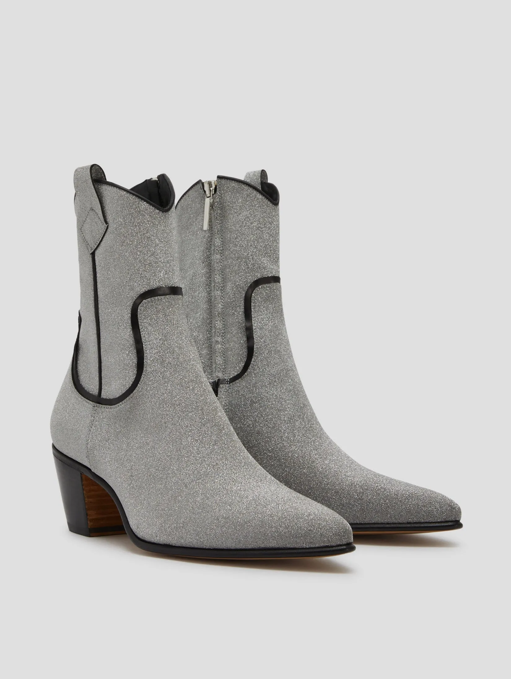 Futsal Soccer Boots NICO 60MM ARIZONA BOOT IN GLITTER SILVER/BLACK