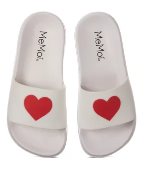 Dutch Clog Slippers Kids' Heart Slides
