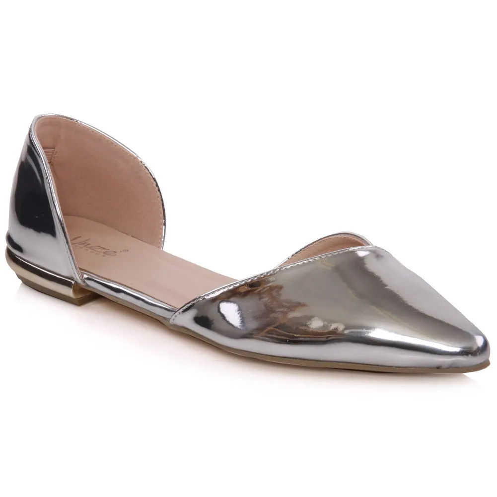 Flats Football Shoes Womens Alacasa Pointy Flat Pumps