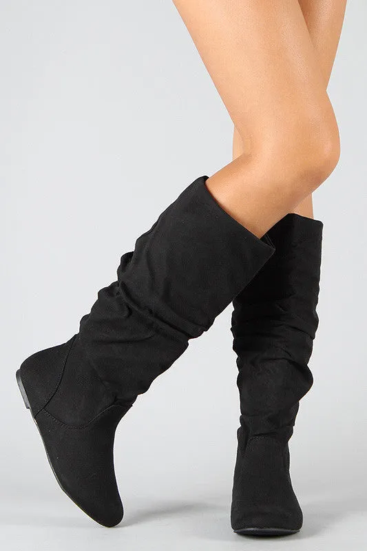 Adidas Shoes Promo Code Soda Suede Slouchy Knee High Flat Boot