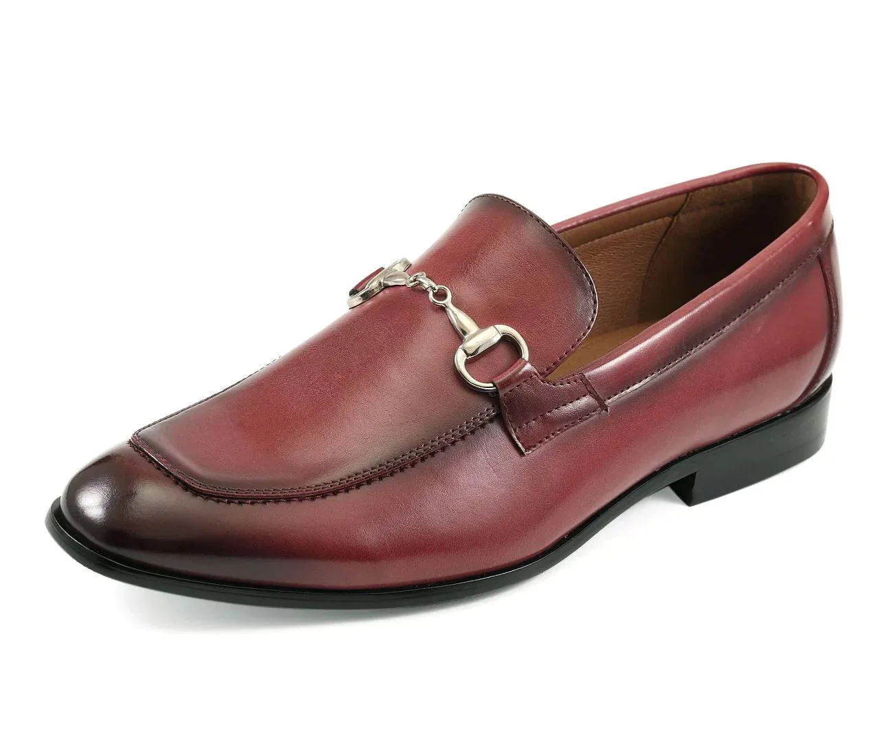 Dress Shoes That Add Height Men Dress Shoes-Marco BURGUNDY