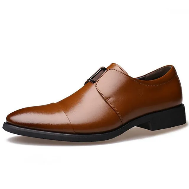 Casual Dress Shoe Men Patent Leather Men Dress Flats Shoes