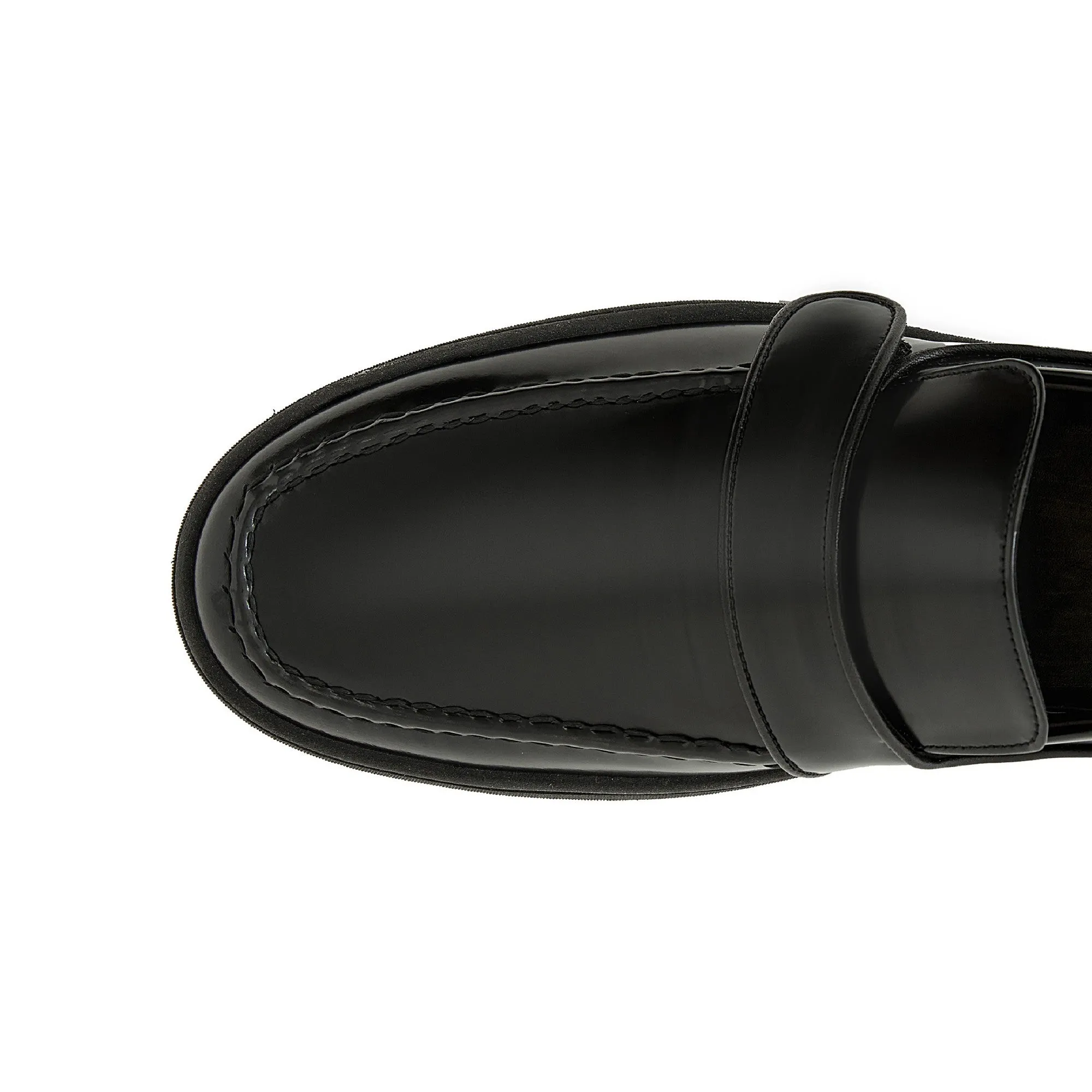 Shoes To Wear With Leggings And Dress Men's Calf Leather Handmade Moccasin M7027