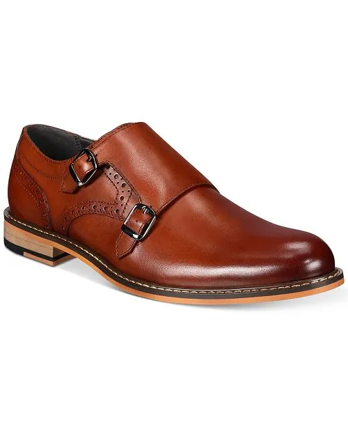 Dress Shoes Wide Fit Men's Jesse Monk-Strap Oxfords, Created for Macy's