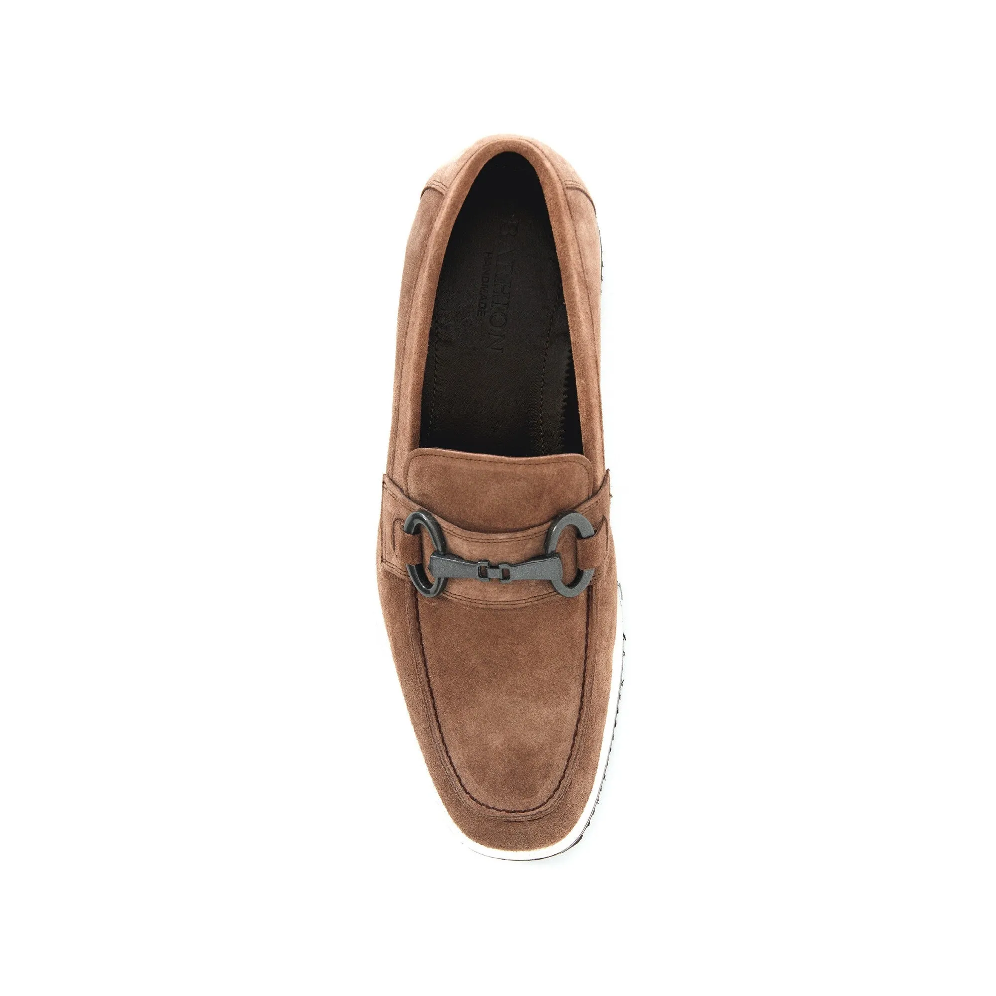 Men's Suede Calf Leather Handmade Loafer M9005 Dress Shoes Wear Dress Pants