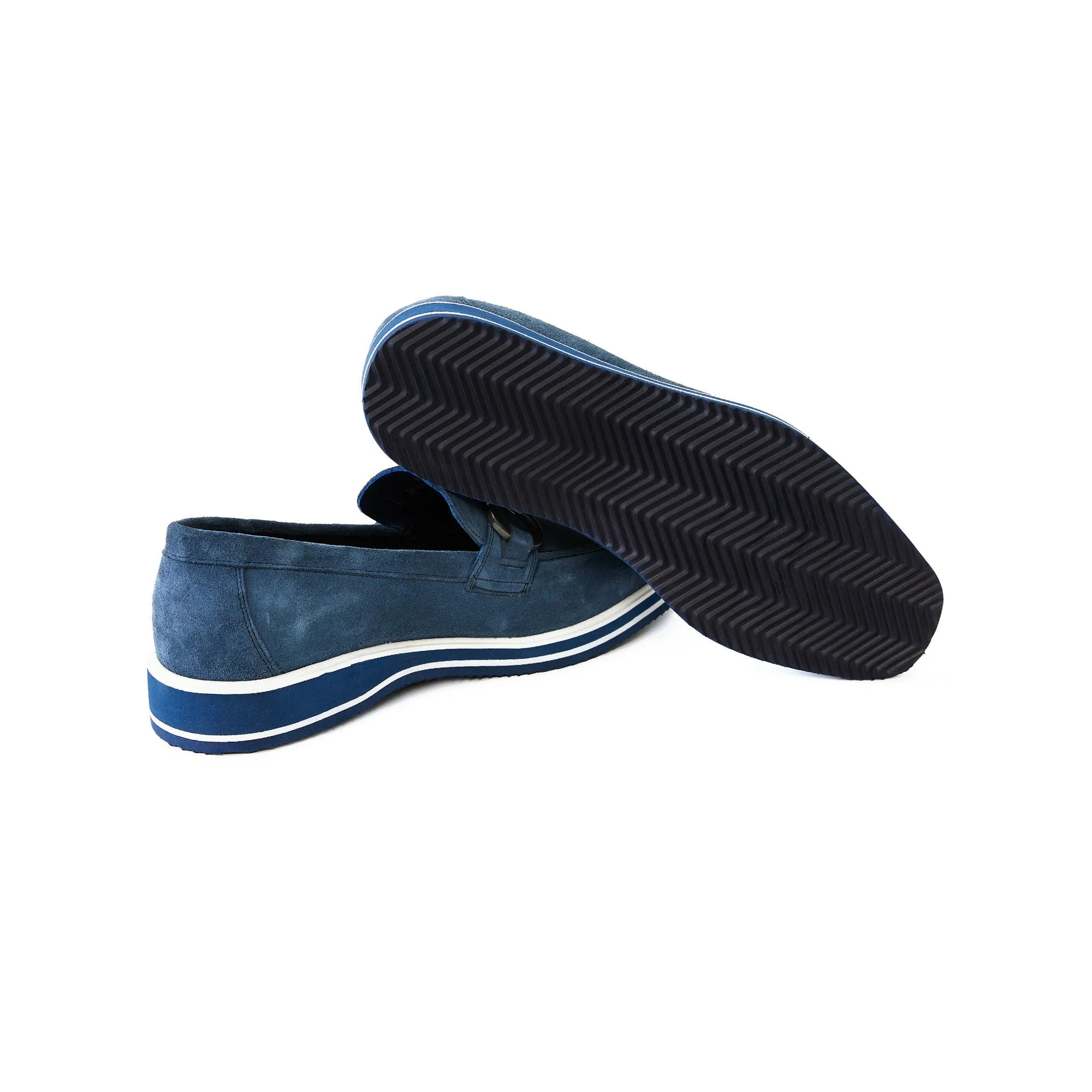 Men's Suede Calf Leather Handmade Loafer M9005 Pointed Toe Dress Shoes