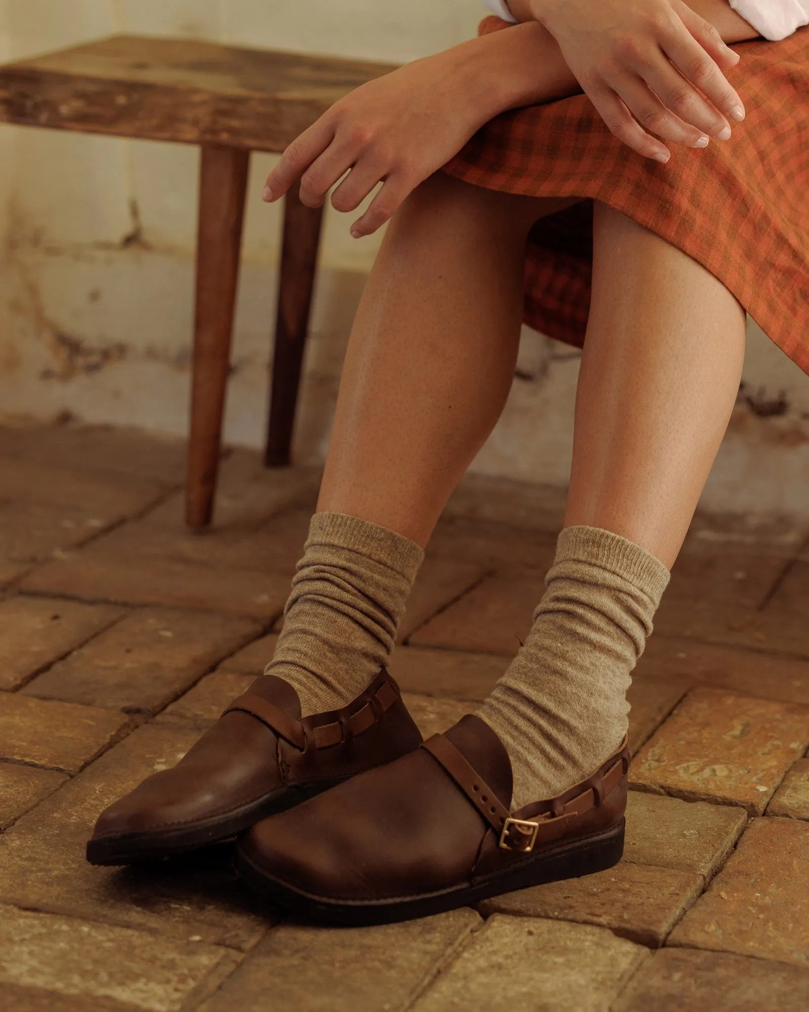 Middle English Brown Leather Shoe Asics Shoes Dynablast 2 Running