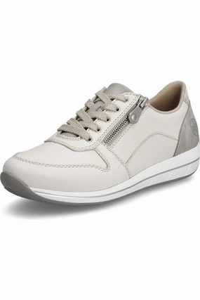 MeshMaterial Rieker ladies trainers N1100-80 in Beige