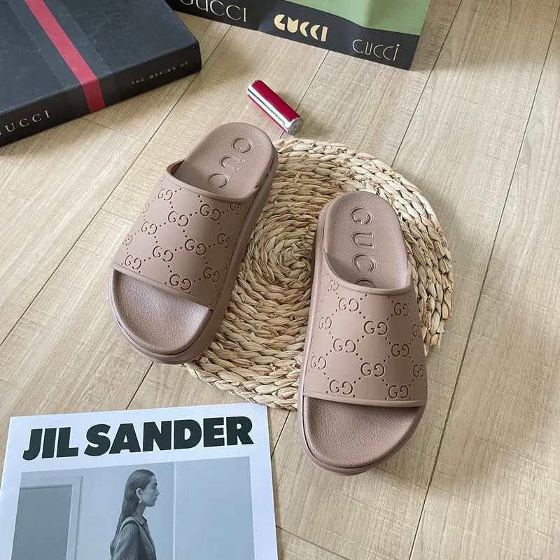 MJGS09 Slippers 5CM Man and women 35-43 Shoes with Box Santa Claus Slippers